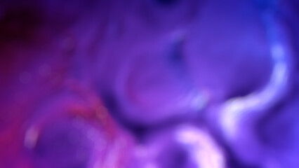Fototapeta na wymiar purple bokeh biological curves texture background - abstract 3D illustration