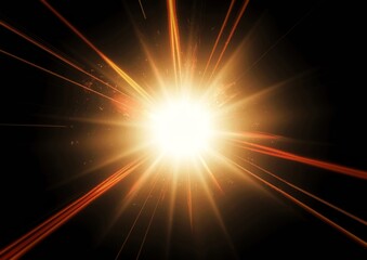 Fototapeta na wymiar explosion of light