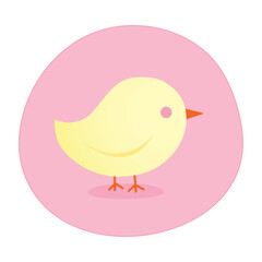 Illustration of a cute Easter Chick