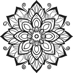 Vector mandala design, illustration mandala