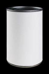 CLIPPING PATH included. Blank can label awaits your message or graphics.