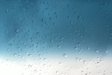 Nice bright aquamarine droplets close-up background