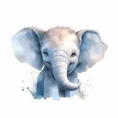 Elephant Water Color