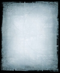 Dirty and Scratched Background with Grunge Frame