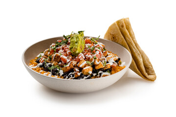 Burrito Bowl at a Mexican Restaurant - 609241211