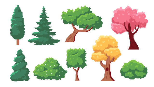 Pixel trees set