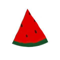 watermelon isolated on white background