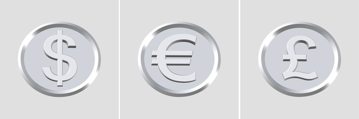 3d money symbols icon