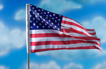 Obraz premium american flag