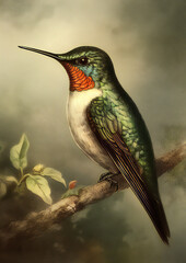 Obraz premium Bird water color art