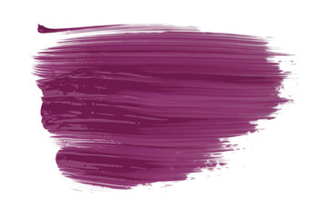 Shiny dark purpley brush watercolor painting isolated on transparent background. watercolor png