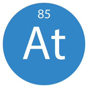 blue circle with element symbol clip art preview