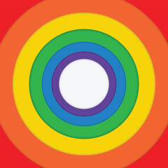 rainbow circle pride month lgbt background 