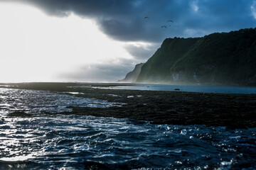 storm over the ocean