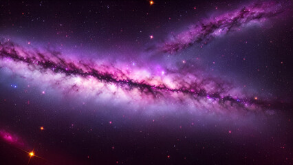 A universe of stars and morning colors