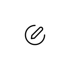 Edit vector icon. Pencil, Write icon symbol illustration