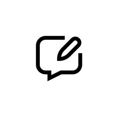 Edit vector icon. Pencil, Write icon symbol illustration
