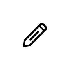 Edit vector icon. Pencil, Write icon symbol illustration