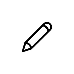 Edit vector icon. Pencil, Write icon symbol illustration