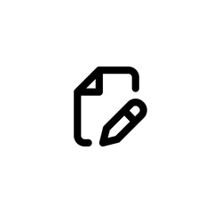 Edit vector icon. Pencil, Write icon symbol illustration