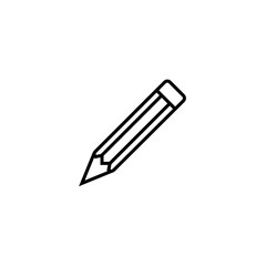Edit vector icon. Pencil, Write icon symbol illustration