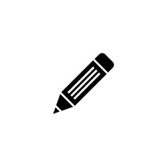 Edit vector icon. Pencil, Write icon symbol illustration
