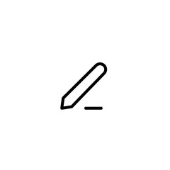 Edit vector icon. Pencil, Write icon symbol illustration