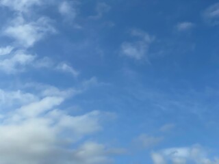 blue sky with clouds