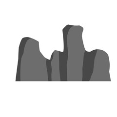 Rock Formation Hand Drawn