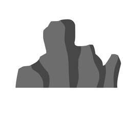 Rock Formation Hand Drawn