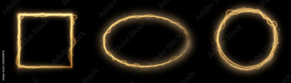 Fototapete abstract ring background with glowing swirling background. energy flow tunnel. blue portal with ligh