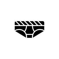 Men's and Women's Boxer Shorts icon on white background. Underpants thin line icon, undergarment and underwear sign. Vector graphics