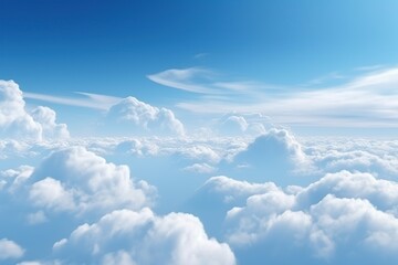 blue sky background with clouds