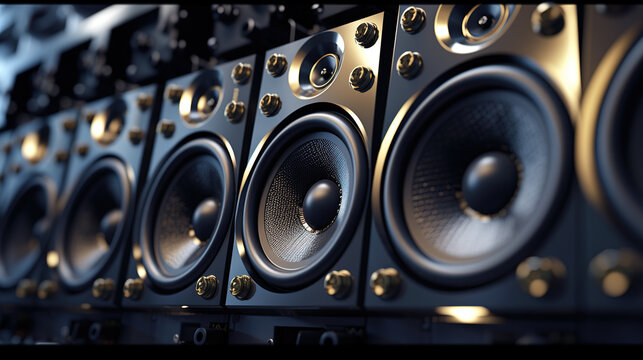 Sound Speakers. Generative AI