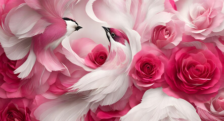 Blooming Delicacy: Colorful Floral Bouquet in a Fragrant Garden