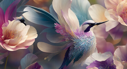 Vibrant Blooming Flower: a Colorful Celebration of Nature's Beauty