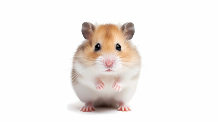 Dwarf hamster. Generative AI.

