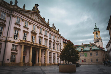 Fototapeta premium The Primate's Palace and the Old Town Hall in Bratislava, Slovakia