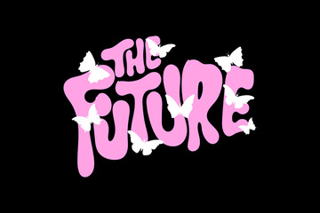 Modern streetwear the future graphic design ideas template