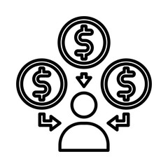 Personal Property design vector icon design vector line icon svg