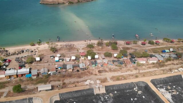 Drone Footage around Lariti Beach Pantai Lariti Bima