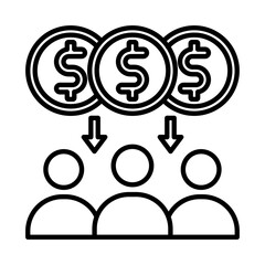 Joint Property design vector icon design vector line icon svg