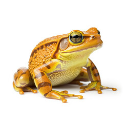 Frog on white background. Generative AI