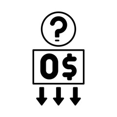 Solid Line Make a loss design vector icon design vector line icon svg