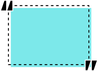 Colorful quote frames. Speech bubbles with quotation marks. Blank text message box for quotes. Blog post template. Vector illustration.