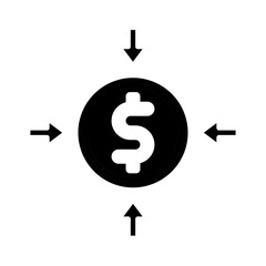 Solid Profit design vector icon design vector line icon svg