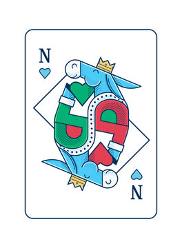poker card with donkey Italy Naples