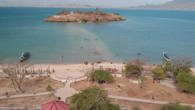 Drone Footage around Lariti Beach Pantai Lariti Bima