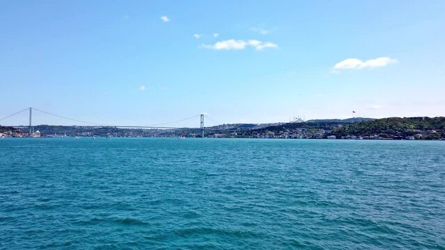 Bosporus Brücke Schwenk, Istanbul, Türkei