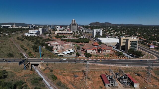 Gaborone Central Business District CBD, Botswana, Africa